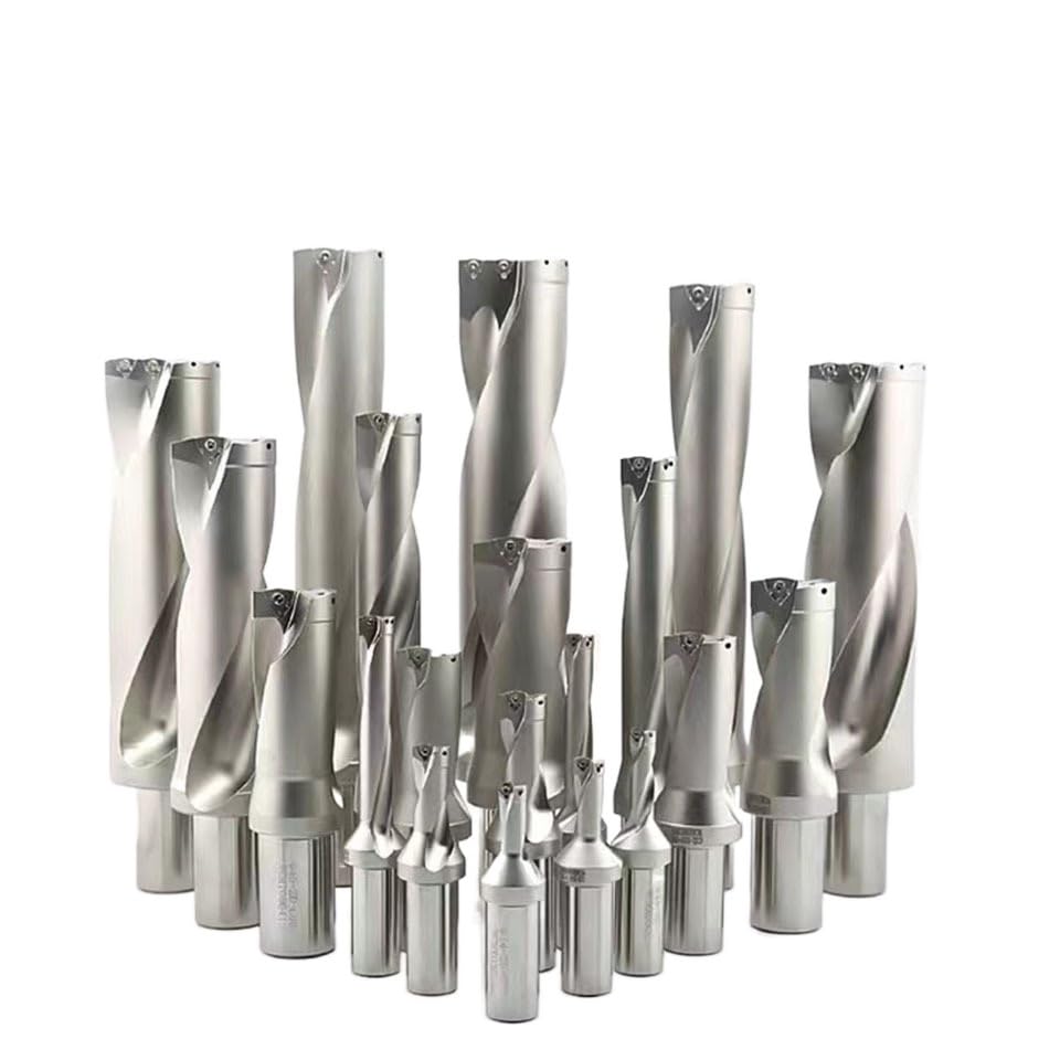 MyncbD Broca Broca Serie WC Broca para Metal 13 mm-50 mm de Profundidad 2D 3D 4D Broca en U indexable Maquinaria, Torno, CNC (Size : C32-D34-WC06, Color : 3D)