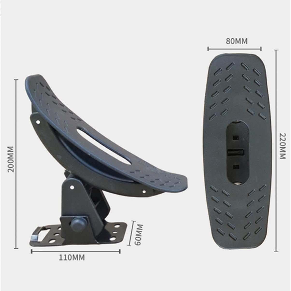 Hemoton 1set Canoe Holder Bracket Rubber Dinghy Support Boat Stand Construction for Kayaks Canoes and Inflatable Boats Random Accessories Color Included