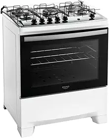 Fogão Supreme Inox 5Q Branco