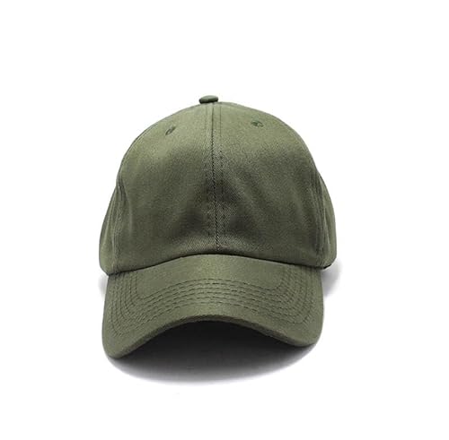 Boné Dad Hat Aba Curva Strapback Liso (Verde Escuro)