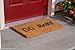 Kempf Go Away Doormat, 16 by 27 by 1-Inch, Funny Entrance Mat, Natural Coco Coir Fiber, No Rubber Backing