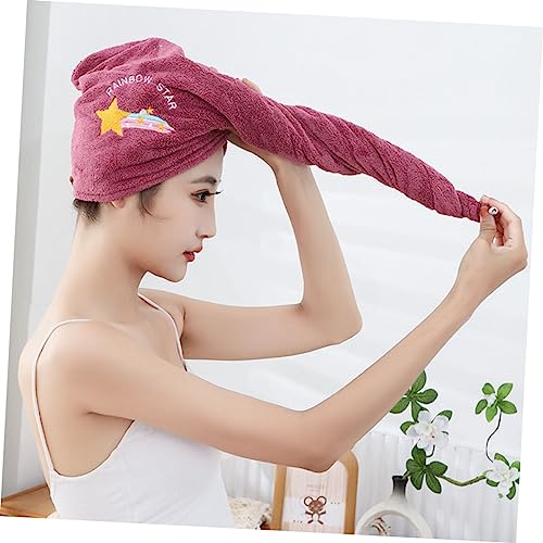 Balacoo 10 Pçs Toalha De Cabelo Seco Chuveiro Envoltório De Cabelo Toalha De Secagem Rápida Cabelo T