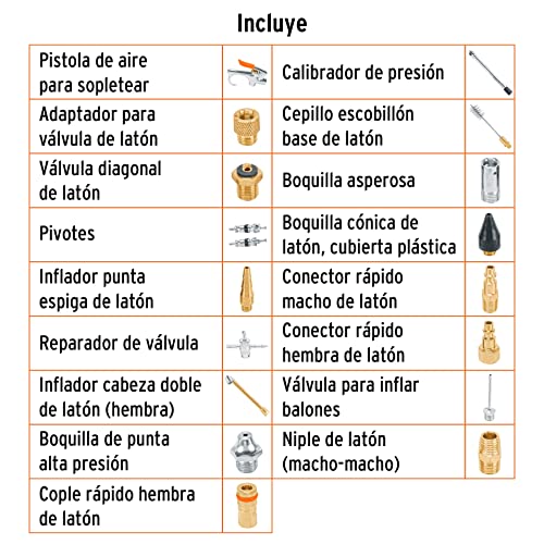 Auxilio Vial, Tools inflador llantas truper Marca TRUPER (2)