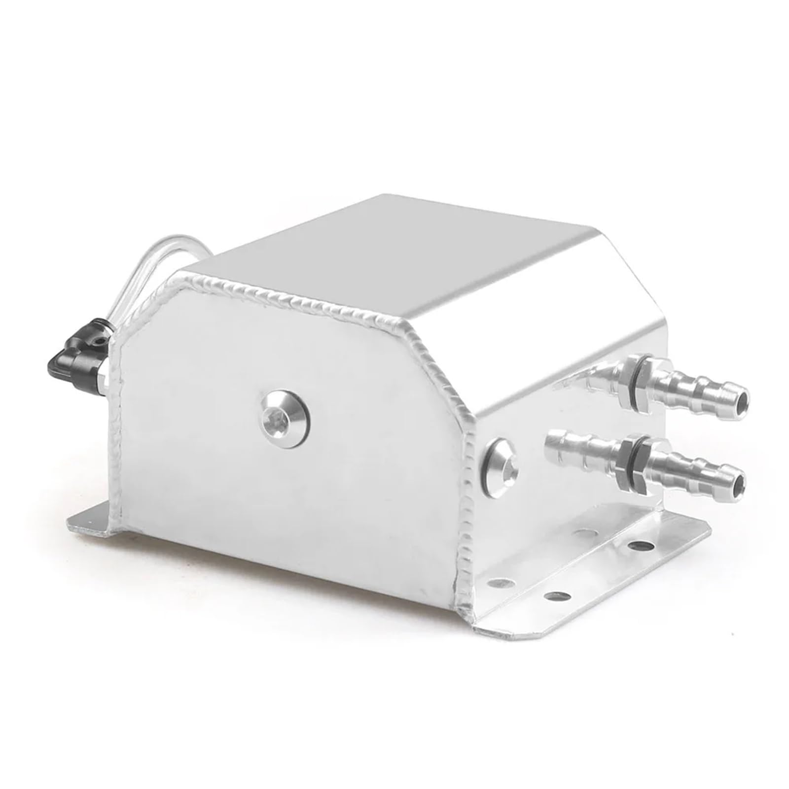 Zestawy do odzysku chłodziwa do samochodów Uniwersalny 1L aluminiowy zbiornik na olej silnikowy ze stopu aluminium BX101320(Black)