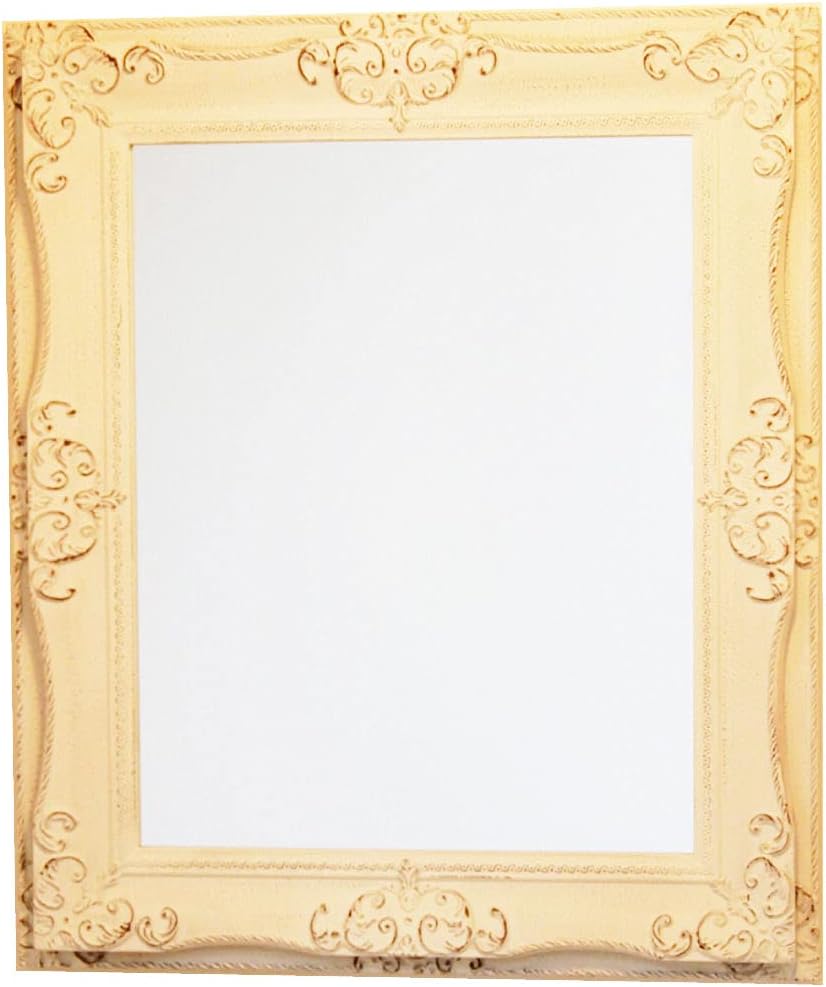 Jhaアンティークミラー エレガンス2 ライト オフ ホワイト色 太枠 W552 H652 Au 29 壁掛け鏡 ウォールミラー 専門ショップ Jhaアンティークミラー エレガンス2 ライト オフ ホワイト色 太枠 W552 H652 Au 29 壁掛け鏡 ウォールミラー 専門ショップ
