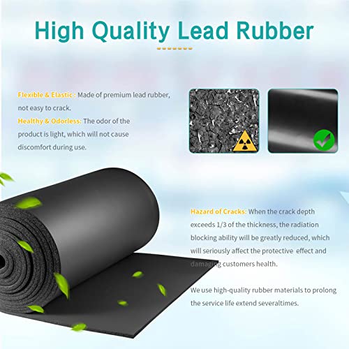 Image of Lead Xray Blanket 0.5mmpb 24 inch*24 inch - Lead Lined X-Ray Protection Blanket Shield Large Dental Xray Blue Blanket Shielding