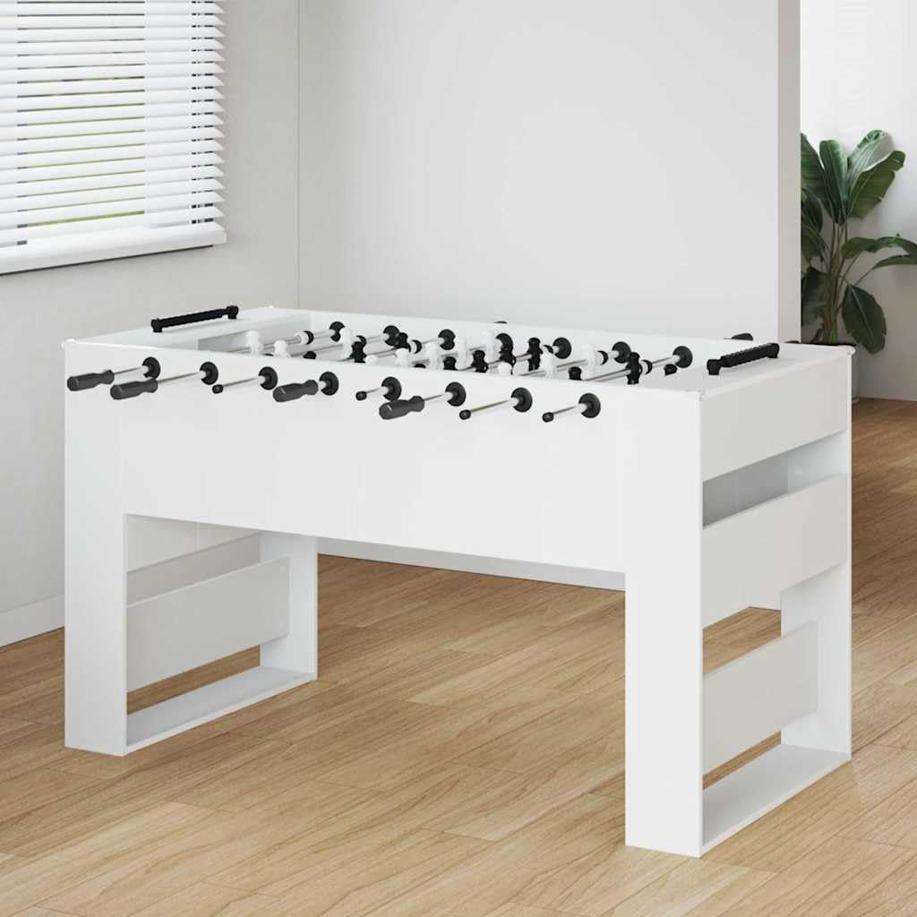 Generico Tavolo da Foosball Bianco Legno Multistrato