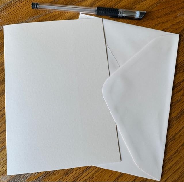 Image of Tan Blush Notecard Set - A7 with Envelopes -10 Count
