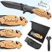 KDO MAGIC - Personalisiertes Klappmesser mit gravur - Personalisierbares Sicherheitsmesser - Gravur Vornamen auf dem Holzgriff - Carbon-Effekt - Vatertag Geschenk (Motiv: Name)