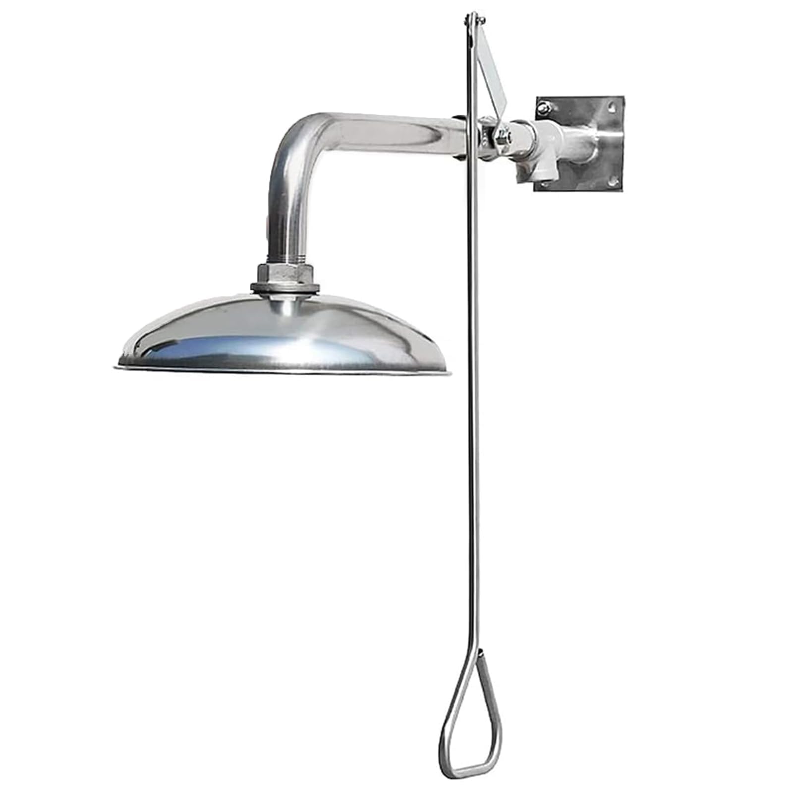 Station de lavage oculaire d'urgence, fixation murale en acier inoxydable 304, 0,2-0,4 MPa, 120-180 l/min, idéale pour la sécurité en laboratoire, usine et école