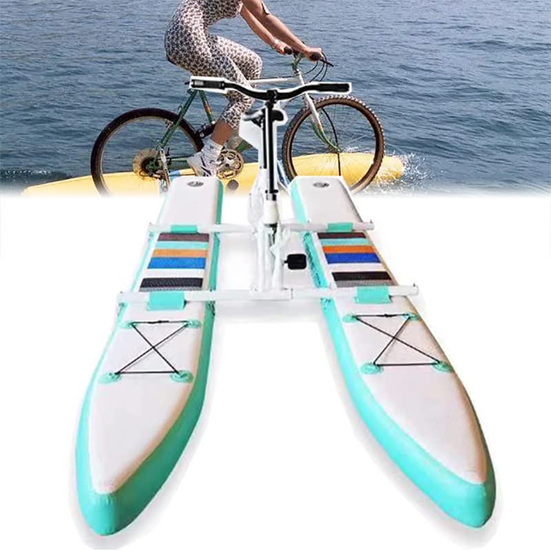 Image of Lake Water Bicycle Single Pedal Sightseeing Leisure Inflatable Kayak Water Scooter Portable and Suitable for Sports Leisure Fishing Scooter