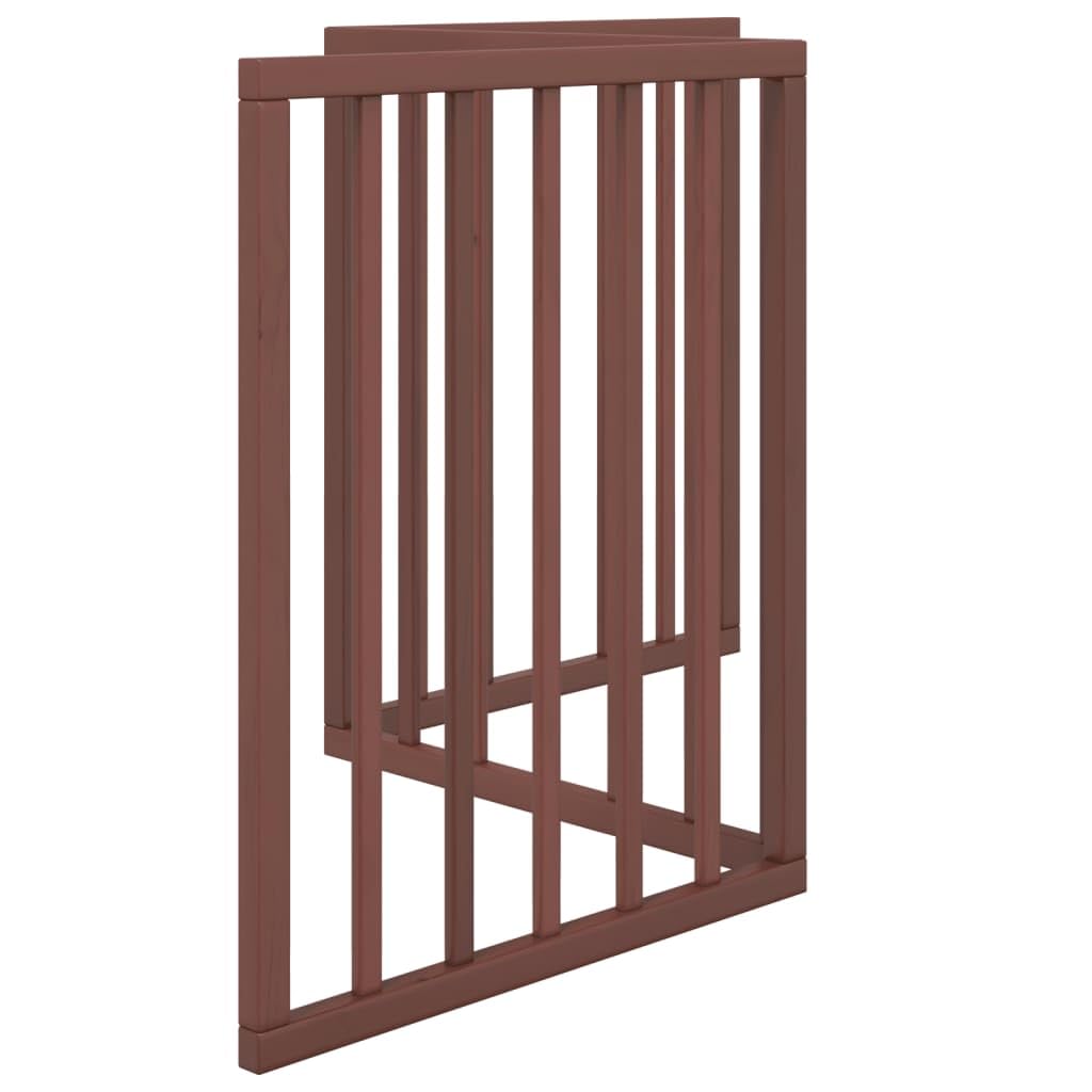 Lot de 3 grilles de séparation pliables en bois de peuplier pour le transport, montage sans perçage, 150 cm de large