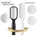 ieleacc 2PCS Foot File, Upgrade Stainless Steel Foot File & Dual-Sided Callus Remover Foot Rasp Scrubber - Remove Cracked Dead Skin for Smooth Soft Foot - Professional Salon Quality, Black+White Set