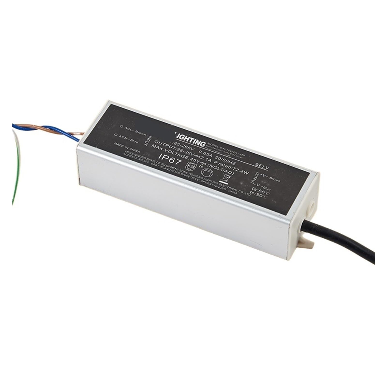 Alimentation projecteur LED 70W pour éclairer votre jardin