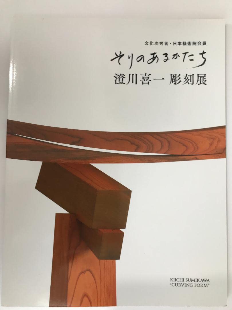 Amazon.co.jp: 図録 「 そりのあるかたち 澄川喜一 彫刻展