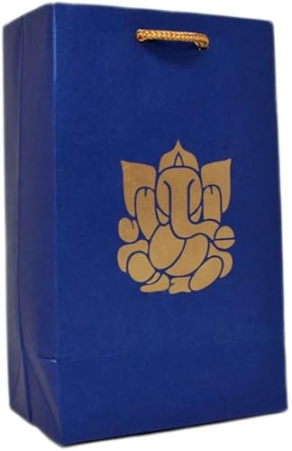 Miniatura 4 de Desi Favors Ganesha - Bolsas de papel  Bolsas de regalo indias, bolsas de recuerdos de fiesta, bolsas de regalo, bolsas de papel pequeñas GSM para