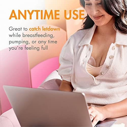Boon Trove Silicone Manual Breast Pump - Passive Milk Collector with Plug - Hands Free Pumping for Nursing - Breastfeeding Essentials - Teal Plug - 1 Count - 5