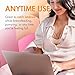 Boon Trove Silicone Manual Breast Pump Set - Hands Free Breast Milk Collector - Includes Polyester Travel Pouch - Breastfeeding Essentials - 2 Count