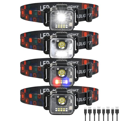 Lampe frontale rechargeable portable DEL 3000 lumens camping pêche