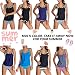 Kfnire Traje de Baño de Dos Piezas Tankini Mujer Push up más...