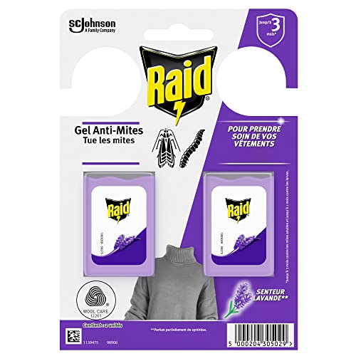 Raid gel anti mites lavande x2 - vue 2