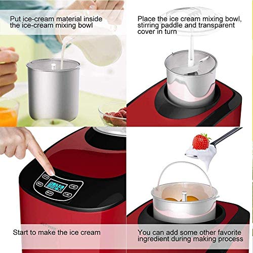 DSDD Eismaschine für gefrorenen Joghurt, automatische Eismaschine, elektrisch programmierbarer LCD-Bildschirm… – Bild 8