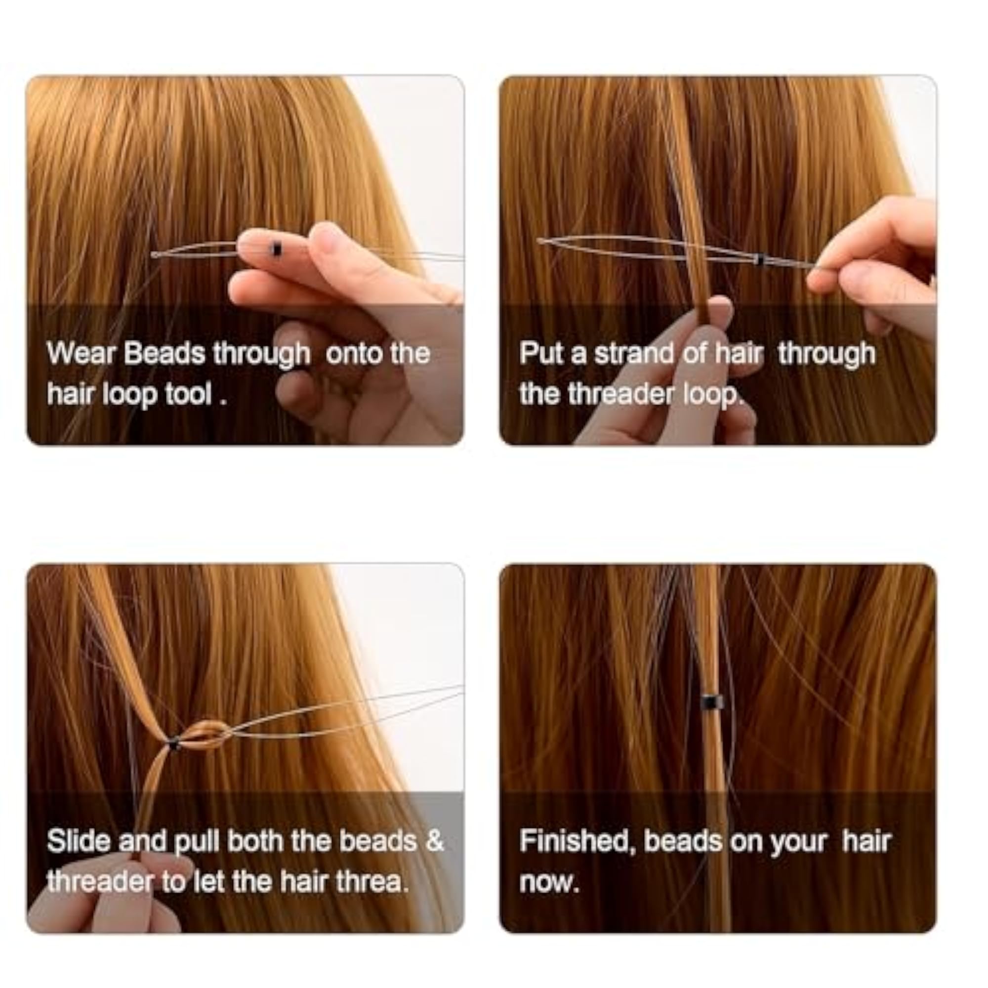 Micro Rings for Pre-Bonded I Tip Human Hair Extensions, 500 Pcs