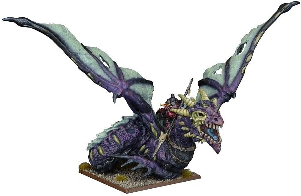 Mantic Games MGKWU204 Vampire Lord on Undead Dragon Miniature Game, Multi-Colour