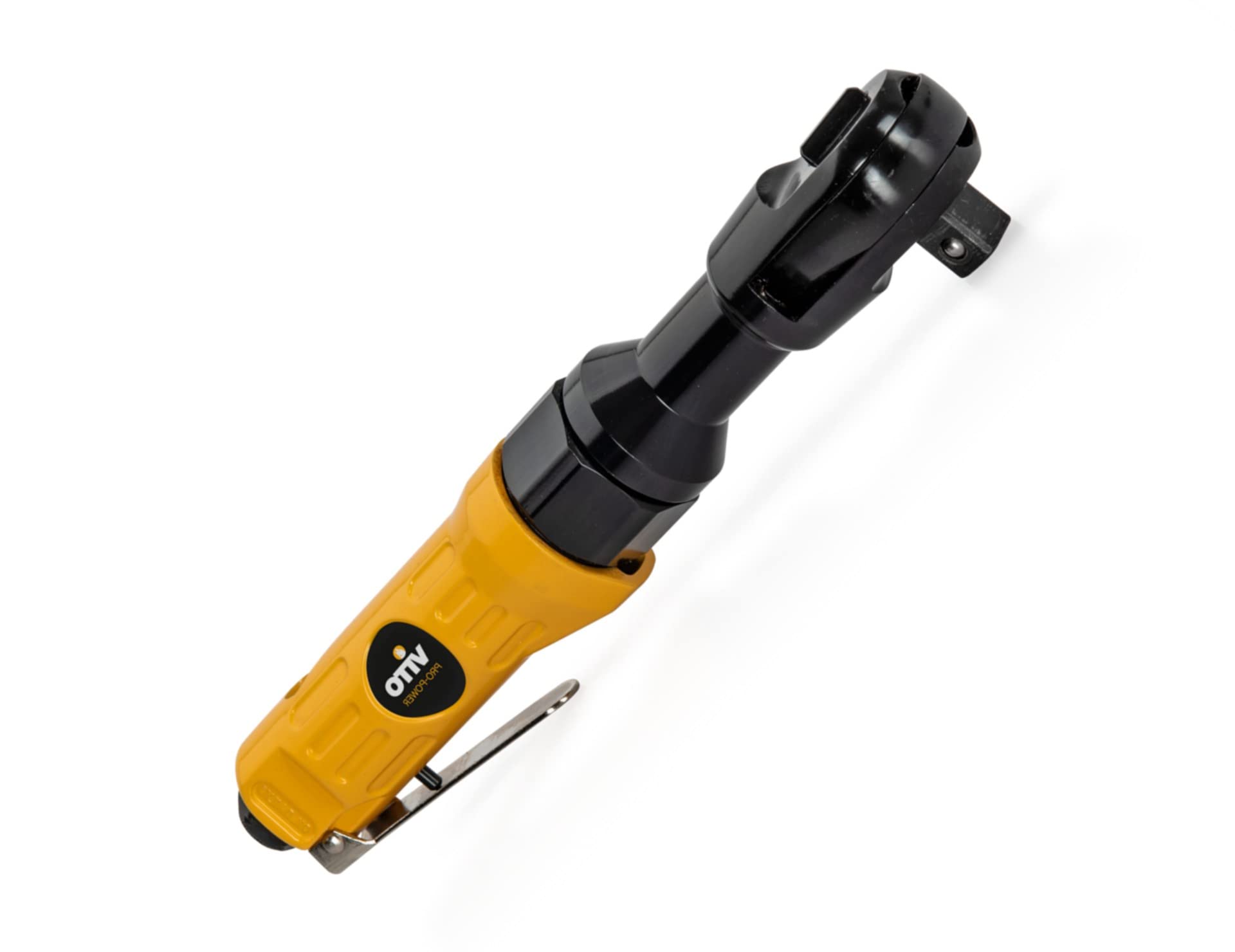 VITO Cricchetto ad aria compressa 12,5 mm (1/2") 6,3 bar, consumo di aria circa 113 l/min, retromarcia, 160 giri/min, per spazi ristretti con coppie fino a 81 Nm
