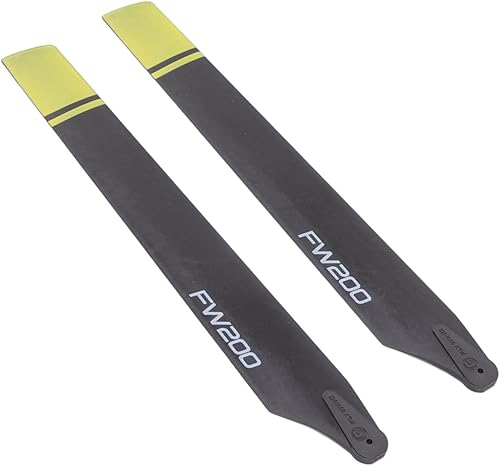 Miniatura 3 de Helicóptero RC Helicóptero Reemplazo Hoja Control Remoto Helicóptero Hélice Bajo Ruido para FW200 (amarillo)