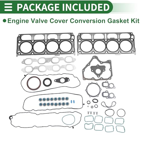 Image of Motoforti Engine Valve Cover Gasket Kit Head Gasket Intake Exhaust Manifold Gasket Set No.HS26744PT for GMC Yukon 5.3L 2015-2020 1 Set Engine Car