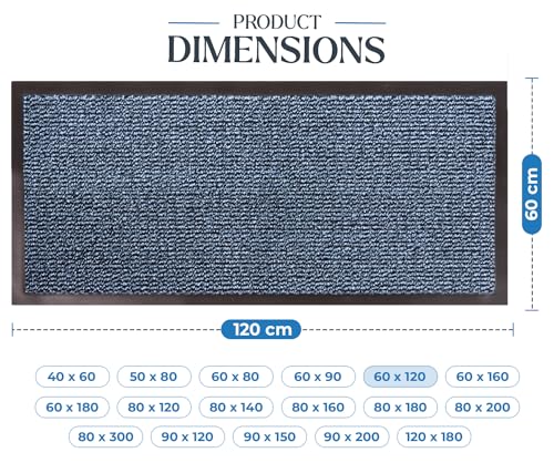 FB FunkyBuys Washable Door Mats Indoor & Outdoor, Non-Slippery Heavy Duty Doormats Indoor, Highly Absorptive Rubber Door Mat - Image 3