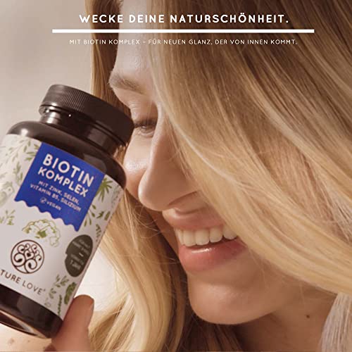 Biotin Nature Love Komplex mit Zink, Selen, Silizium und Vitamin B5