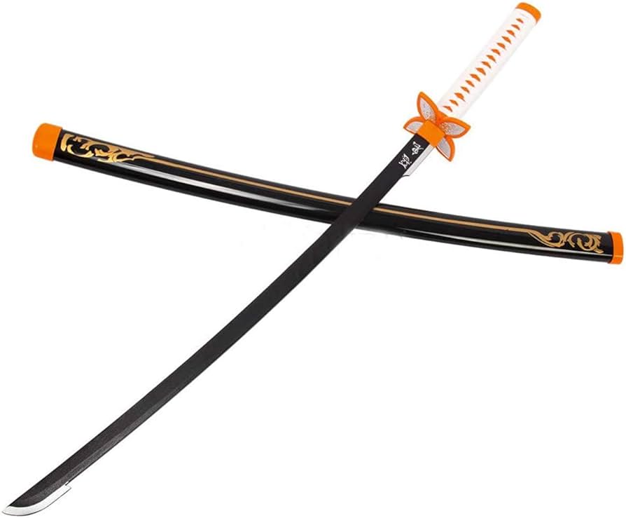 鬼滅の刃 刀 大きい Amazon | 鬼殺隊刀 ABS 日輪刀長さ:104cm 鬼滅の刃 鬼殺隊 完成度高い