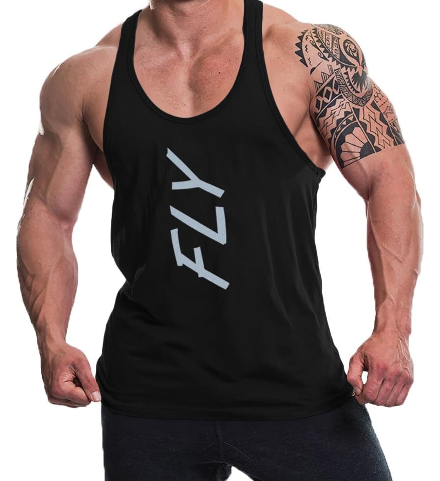 Image of THE BLAZZE Men's Cotton Sleeveless Tank Tops Gym Vest for Mens