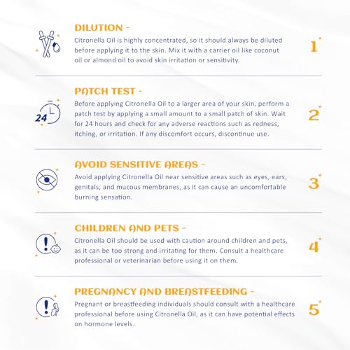 Image of HIQILI 1 Fl Oz Citronella Essential Oil, 100% Pure Undiluted for Aromatherapy Diffuser for Home - 30ML