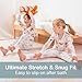 Craftikit® Coloring Pajamas for Kids with Markers - Farm Animal Theme Soft Stretchy Bamboo Viscose 2-Piece Unisex PJs Set, Color Your Own Pajamas