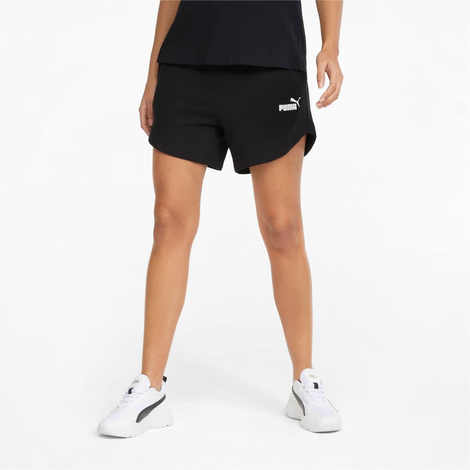 PUMA ESS 5" High Waist Shorts TR┃Sporthose für Damen