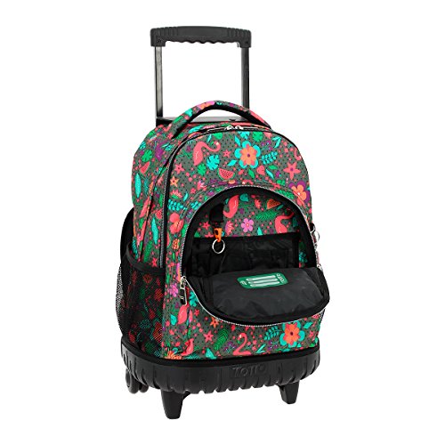 TOTTO Mochilas Escolares con Ruedas, Mochilas Grandes Infantiles Estampados - Mochilas