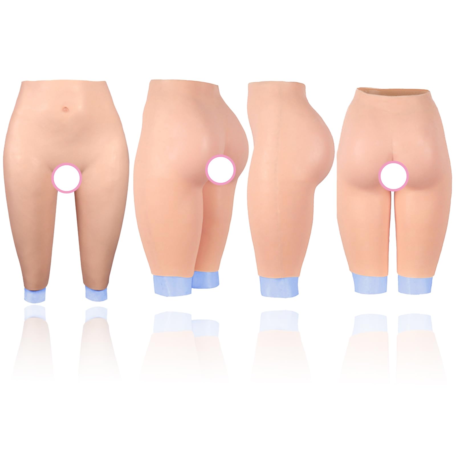 Silicona Body Shaper Shorts Shapewear para Las Mujeres 100% Silicona Material