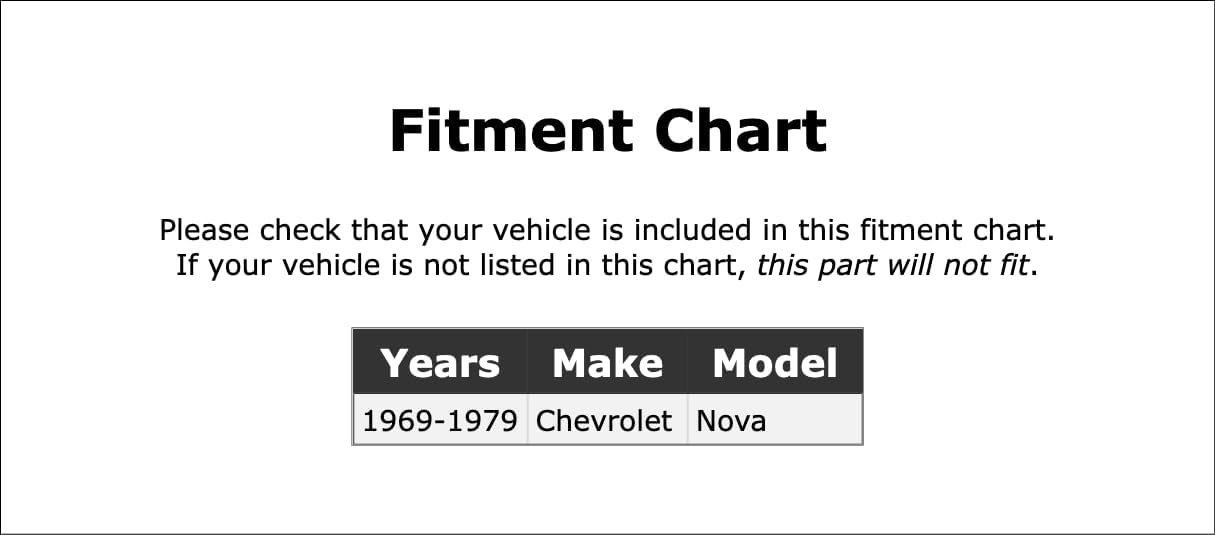 Front Outer Disc Brake Caliper Bushing Compatible With Chevrolet Nova 1969 1970 1971 1972 1973 1974 1975 1976 1977 1978 1979 PC-638251
