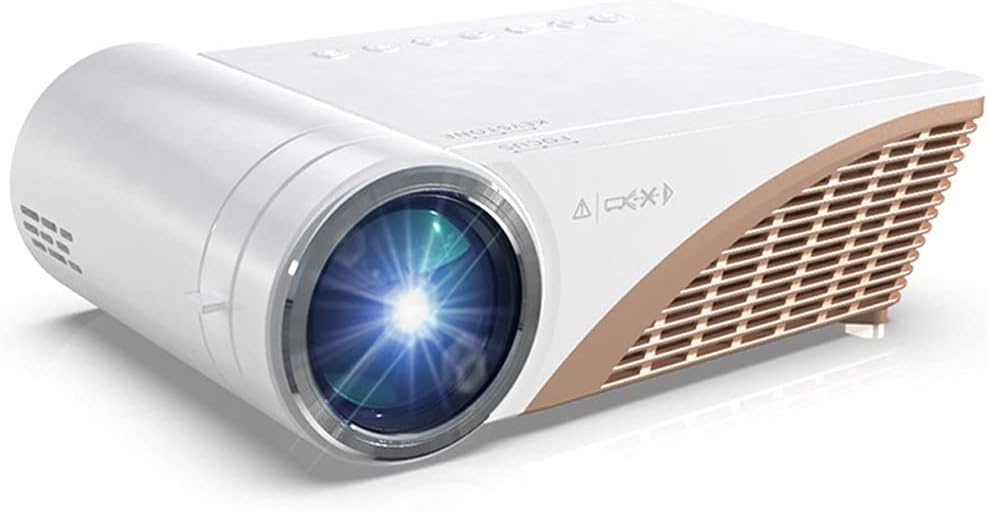 S6P Support 1080P Led Projector 4000 Lumens Compatible VGA AV Portable Cinema Proyector Beamer with Gift(Mini-PC Version)
