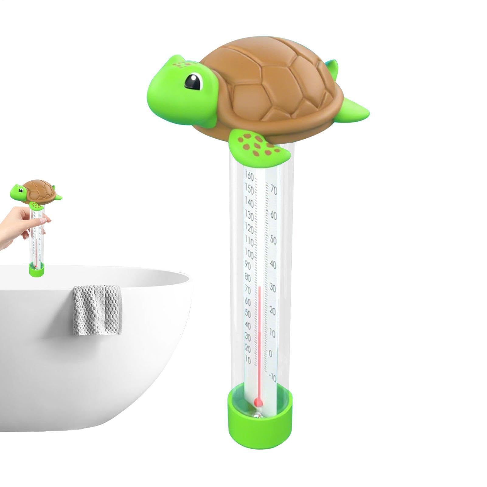 Capteur de température de l'eau avec jouet de piscine double transparent et moniteur de température - Pour baignoire, piscine, spa, douche et maison