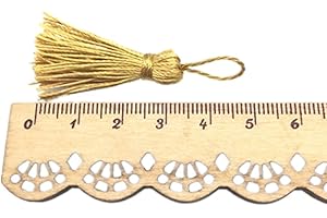 Gold Mini Tassels: Enhance Your Creations with 2-Inch Brilliance