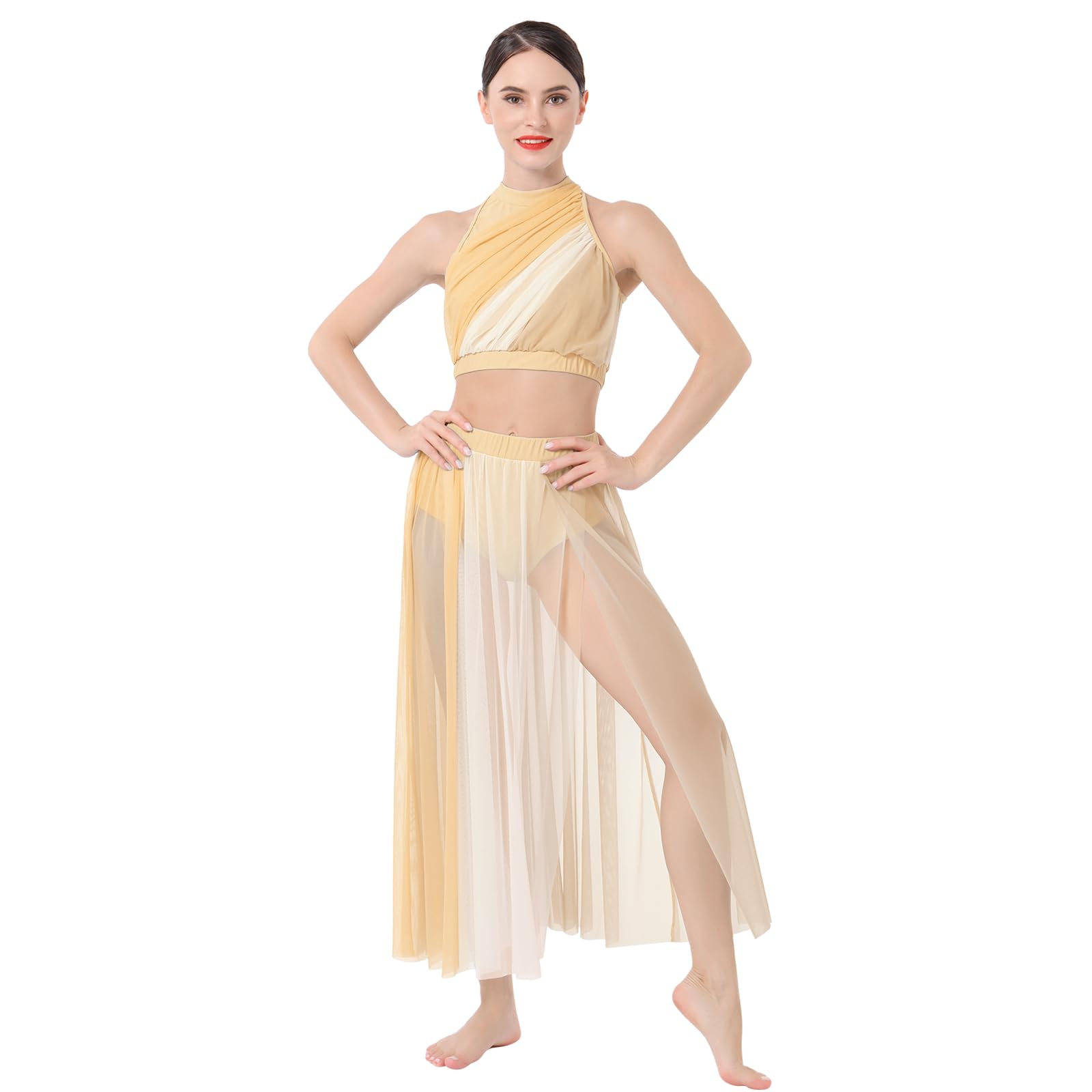 ODASDO Women Lyrical Dance Costume