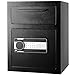 VEVOR 1.7 Cub Depository Safe, Deposit Safe with Drop Slot, Electronic Code Lock and 2 Emergency Keys, 13.77''x11.81''x17.71'' Business Drop Slot Safe for Cash, Mail in Home, Hotel, Office