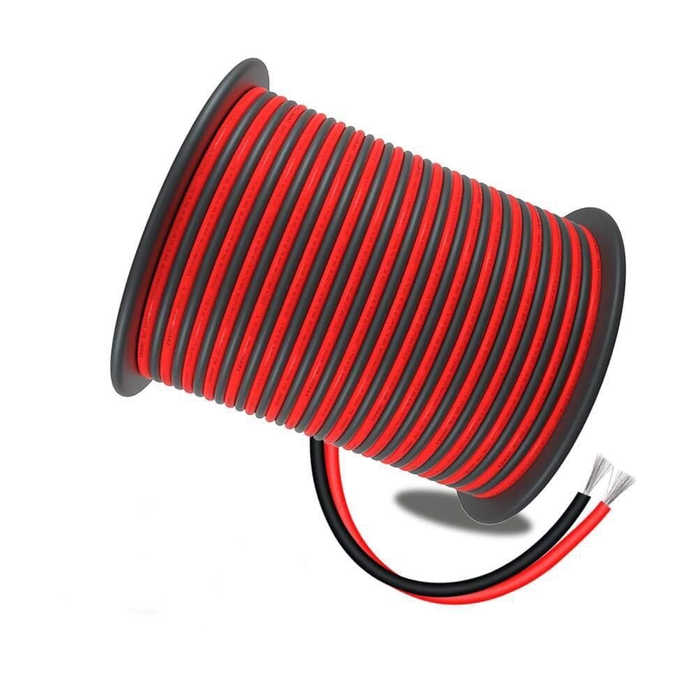 Amazon.co.jp: HaerknCbl 18AWG/0.75Sq 電線ケーブル 平行線2×10M（黒