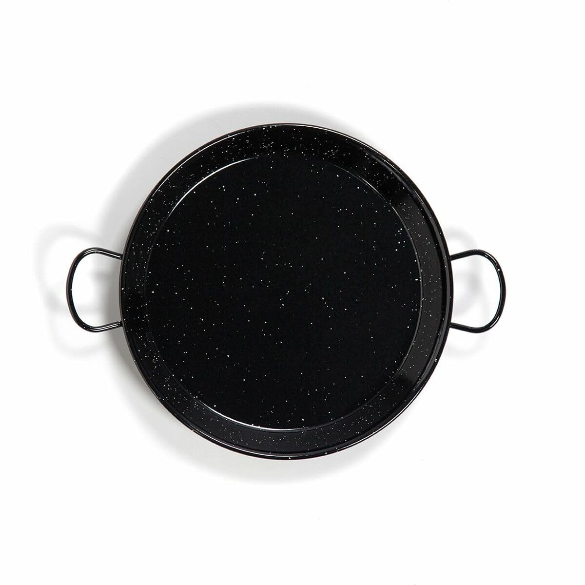 La Valenciana Vaello Enameled Steel Valley Panel Paella Pan, 34 Cm