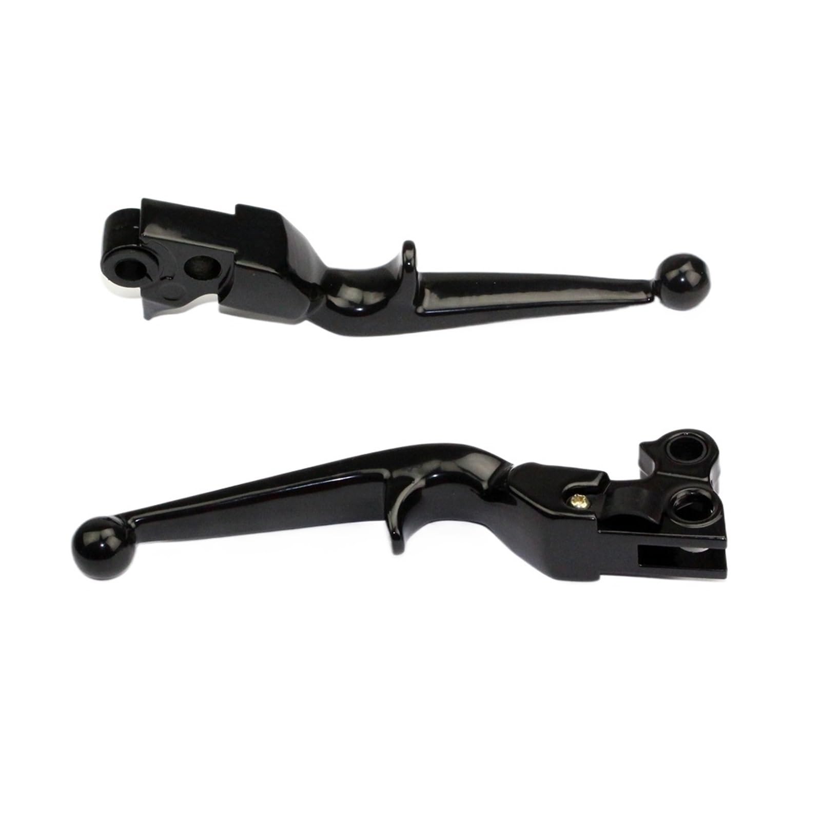 Mwbdjfod Black Chrome Motorcycle Aluminum Pump Handle Lever Brake Clutch For Ha&Rley Dyna Sportster Xl883 Xl1200 Softail Touring Flhr 1996-2010 Handlebar Clutchs Brakes Levers