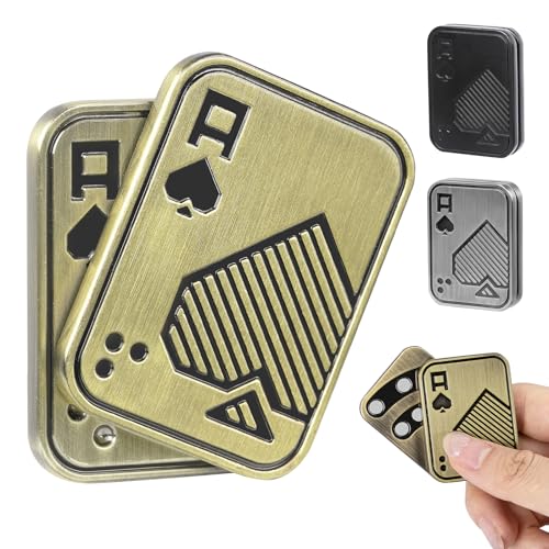 ITOKEY Fidget Toys Adults, Metal Magnetic Fidget Slider, EDC Poker Fidget